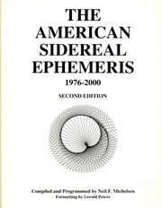 N.N. - The American Sidereal Ephemeris 1976-2000